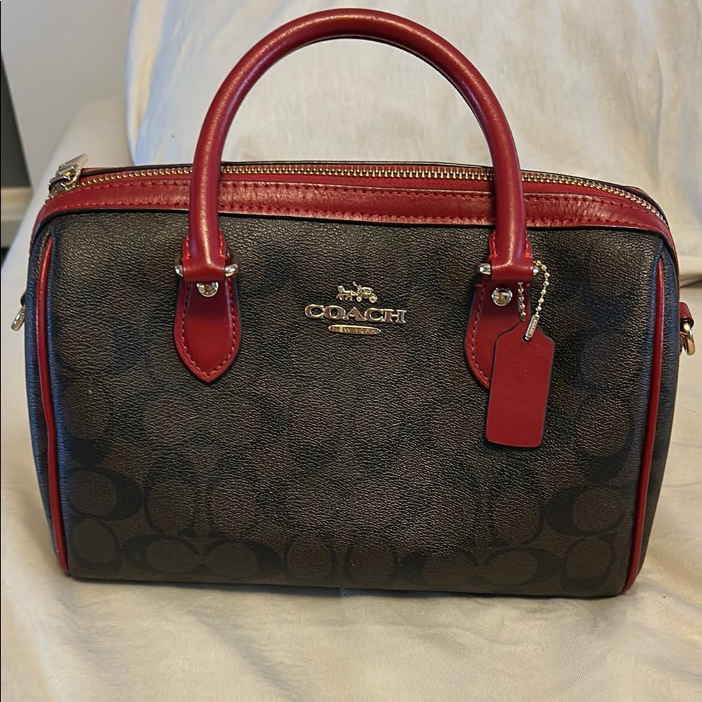 Coach Black and Red Handbag